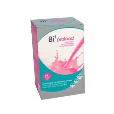 BI1 PRELOAD POLVO FRESA 14 SOBRES 18 G
