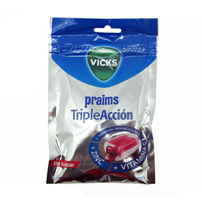 VICKS PRAIMS TRIPLE ACCION BOLSA 72 GR