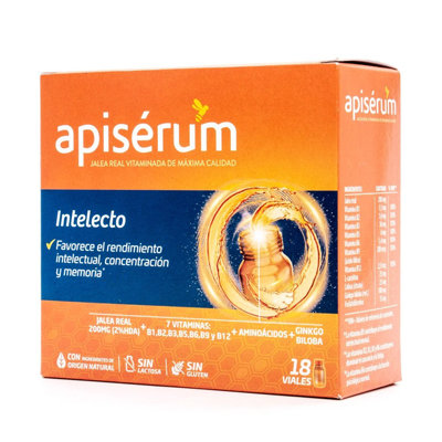 APISERUM INTELECTO 18 VIALES BEBIBLES