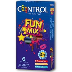 CONTROL FUN PRESERVATIVOS MIX 6 UDS.