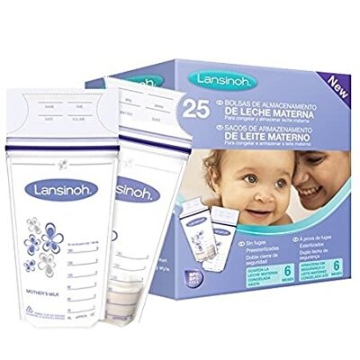 BOLSAS LANSINOH LECHE MATERNA 25 UDS