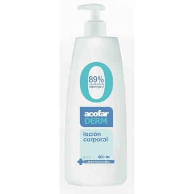 ACOFARDERM LOCION CORPORAL 0% 400 ML