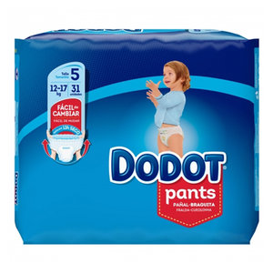 DODOT PANTS TALLA 5 12-17 KG 30 UDS