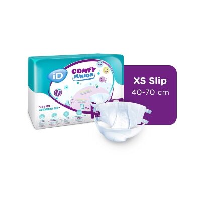 PAÑAL ID COMFY JUNIOR XS SLIP 14 UDES