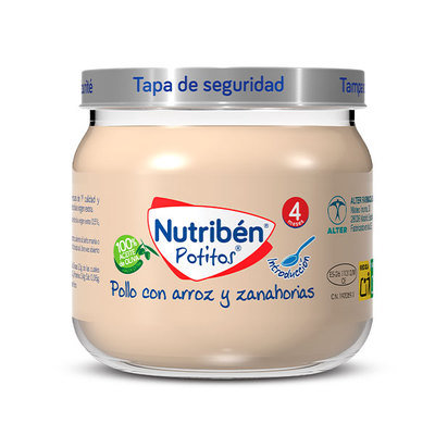 NUTRIBEN POTITO POLLO GUIS ZANAH 120 GR
