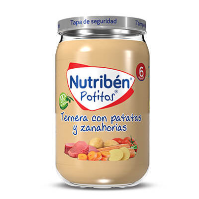 NUTRIBEN TERNERA PATATAS ZANAHORIA 235 G