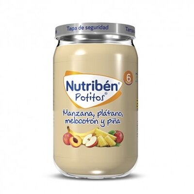 NUTRIBEN MANZ PLAT MELOC Y PIÑ POT 235G