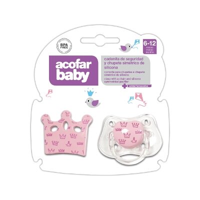 ACOFARBABY CADEN+CHUPE SIL SIM ROSA 6-12