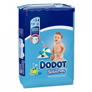 DODOT SPLASHERS TALLA 3 6-11 KG 12 UDS