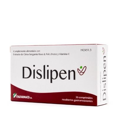 DISLIPEN 30 COMPR REC GASTRORRESISTENTES