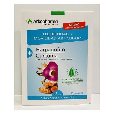 ARKOCAPSULAS COMPLEX HARPAGO CURCUMA 40