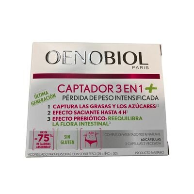 OENOBIOL CAPTADOR 3 EN 1 PLUS 60 CAPS