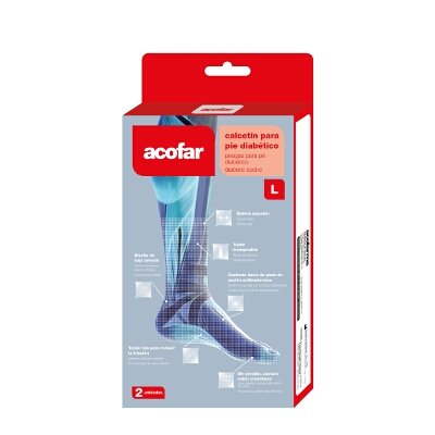 ACOFAR CALCETIN PIE DIABETICO TALLA L