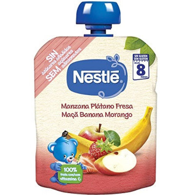 NESTLE BOLSITA MANZANA PLATANO FRESA