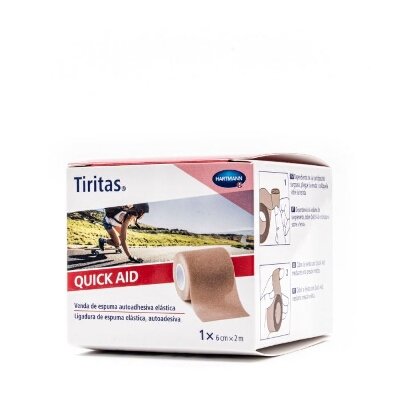TIRITAS QUICK AID PIEL 6 COM X 2 M 1UD.