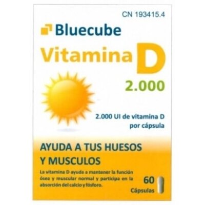 VITAMINA D 2000 60 CAPSULAS