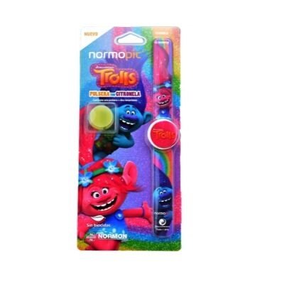 NORMOPIC PULSERA CITRONELA TROLLS 1U