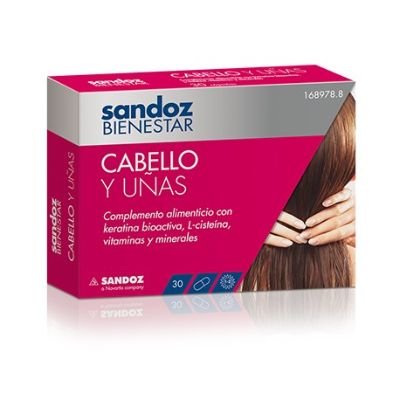 SANDOZ BIENESTAR CABELLO Y UÑAS 90 CAPS