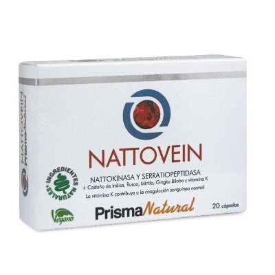 NATTOVEIN 20 CAPS PRISMA NATURAL