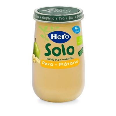HERO BABY SOLO PERA Y PLATANO 190 G