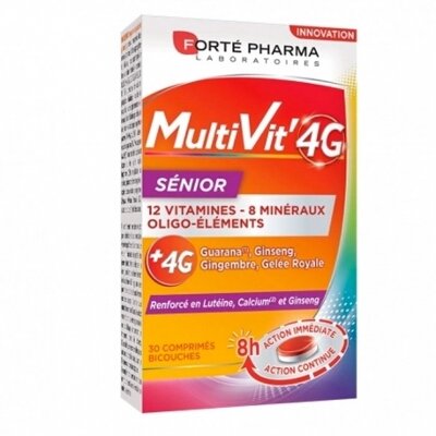 MULTIVIT 4G SENIOR 30 COMPRIMIDOS