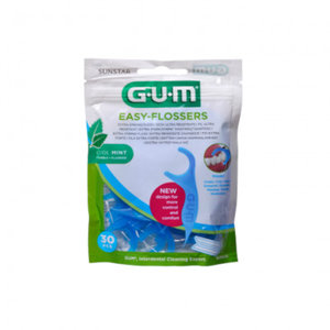 GUM EASY FLOSSERS 30 UDS