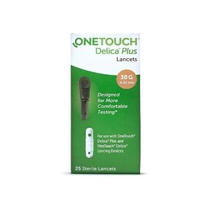 ONE TOUCH DELICA PLUS 25 LANCETAS