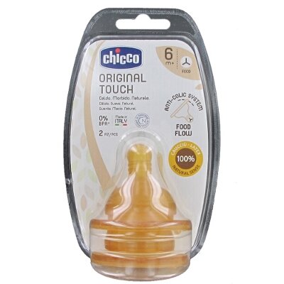 TETINA CHICCO ORIGINAL TOUCH 6M+ 2UNID