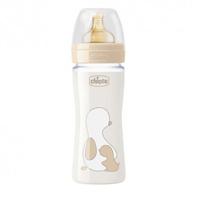 BIBERON CHICCO TOUCH VIDRIO NEUTRO 240ML
