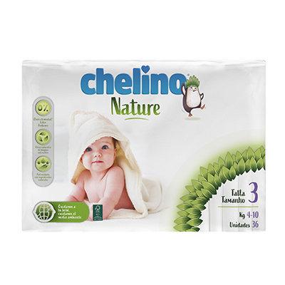 PAÑAL INFAN CHELINO NATURE T3 4-10KG 36U