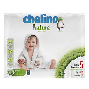 PAÑAL INFAN CHELINO NATURE T5 13-18K 30U