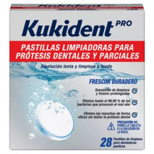 KUKIDENT PASTILLAS LIMPIADORAS 28 UDS