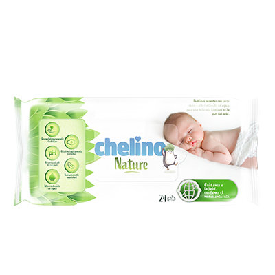 TOALLITAS CHELINO NATURE 24 U