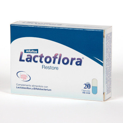 LACTOFLORA  RESTORE 20 CAPSULAS