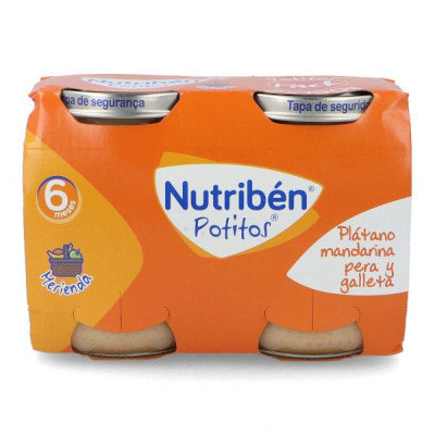 NUTRIBEN POT PLAT MAND PERA GALLET 2X190