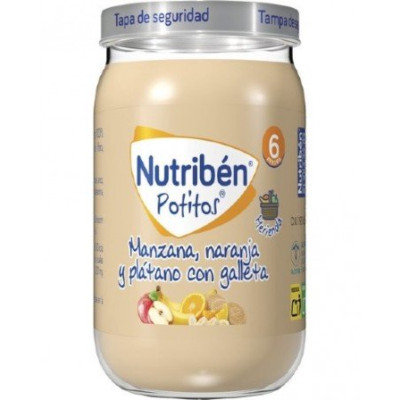 NUTRIBEN POT PLAT NARANJA GALLETA 2X190G