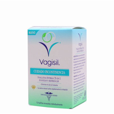 VAGISIL CUIDADO INC TOALL INT 2EN1 12 UD