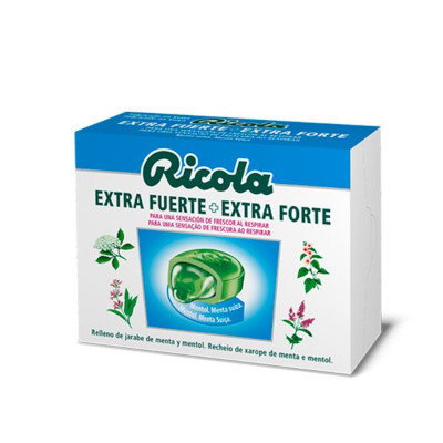 RICOLA MENTA EXTRA FUERTE 1 CAJA 50GR