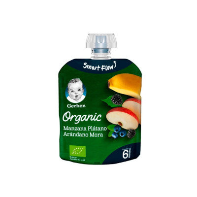 GERBER POUCH ORGANIC MANZ-PLAT-MOR 1x90G