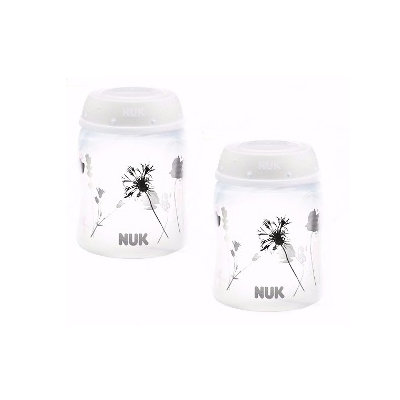 RECIPIENTE NUK LECHE MATERNA SET 2PIEZAS