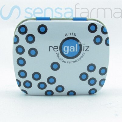 REGALIZ SABOR ANIS COLOR AZUL