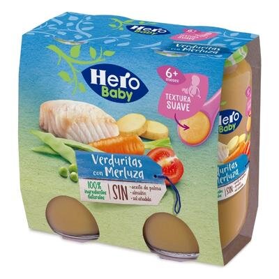 HERO BABY VERDURITAS MERLUZA HB 2X235G