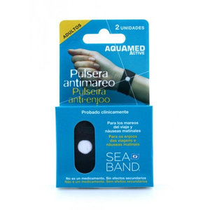 SEA BAND PULSERA ANTIMAREO ADULTO 2 UD