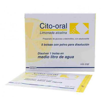 CITO ORAL LIMONADA ALCALINA 5 BOLSAS