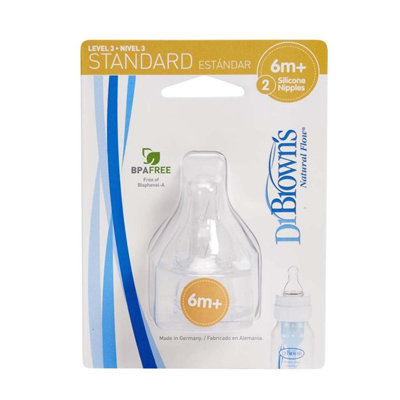 DR BROWN´S TETINA ESTANDAR +6MESES 2N 2U