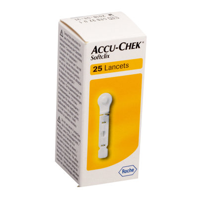 SOFTCLIX II LANCETAS 25 UND