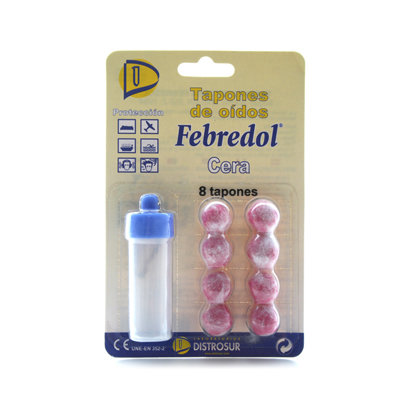 TAPONES OIDO FEBREDOL CERA 8 UND