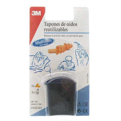 TAPONES OIDOS AGUA 3M CORDON  87-98dB WR