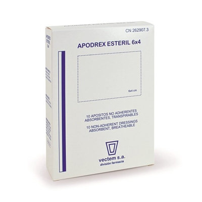 APODREX APOSITO ESTERIL 6 X 4 CM 6 U