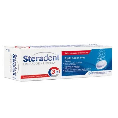 STERADENT ACTIVE PLUS 60 TABLETAS